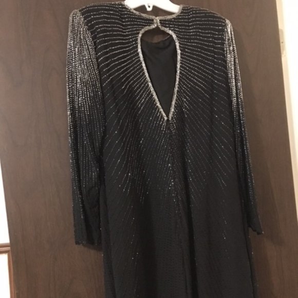 Laurence Kazar of New York Evening Dress - Vintage   Size XL - Picture 6 of 14
